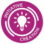 Logo du label Initiative-Création remis par l'association Initiative France